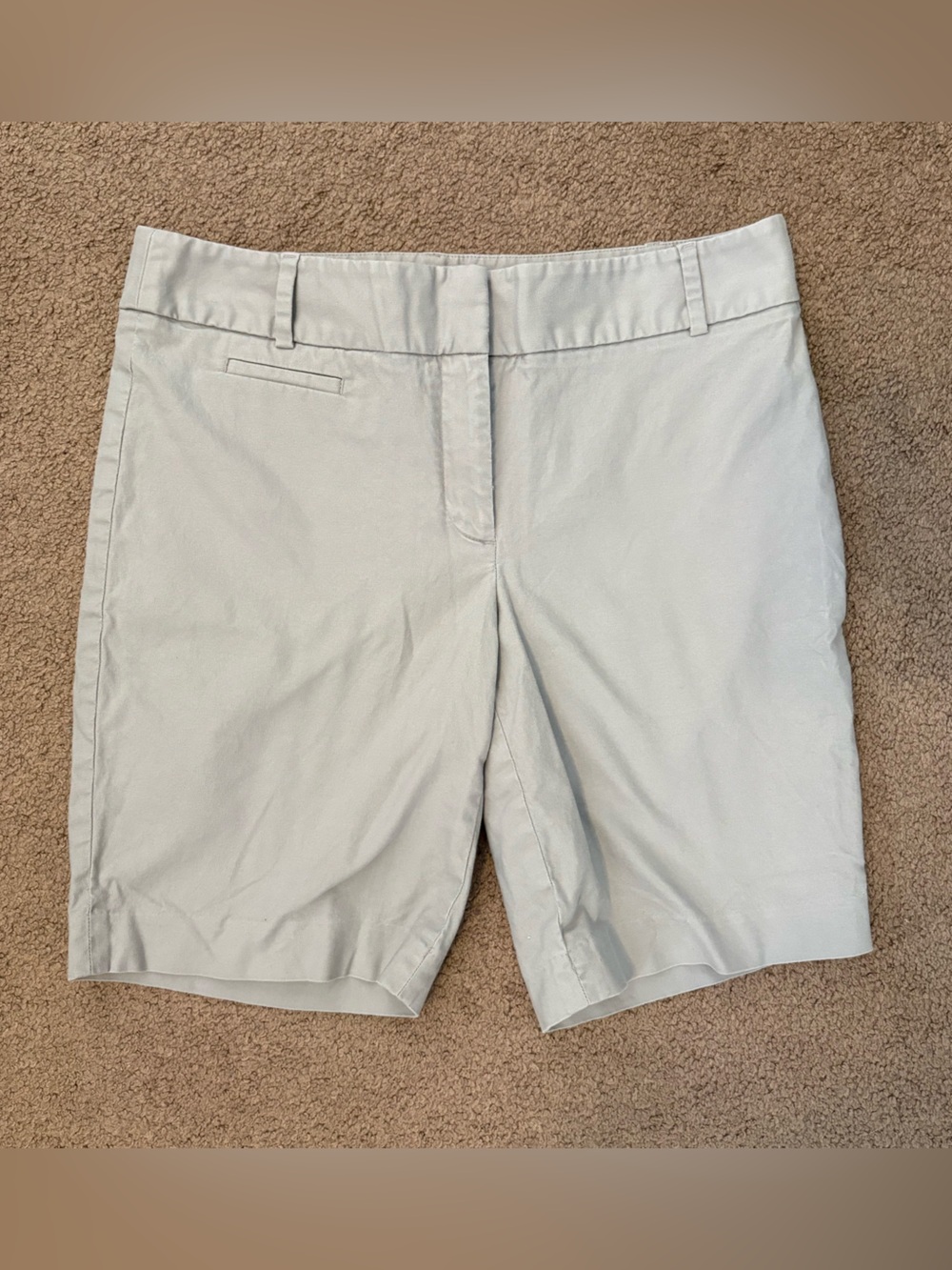 LOFT Julie Shorts Light Gray Women’s size 10